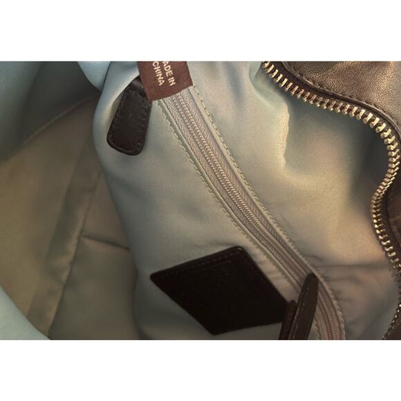 Coach Collette Signature Overlay Dark Green EUC - Picture 10 of 11